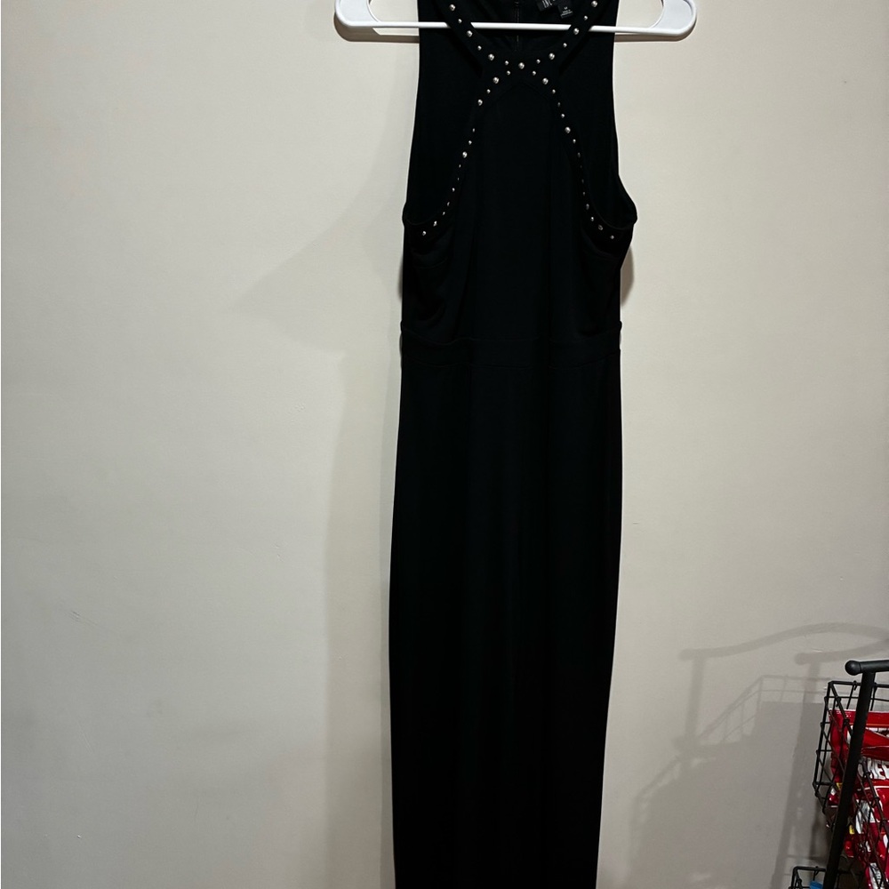 Elegant Black Studded Jumpsuit
